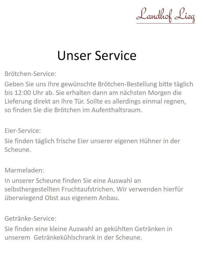 Landhof Lieg - Tierische Auszeit In Unseren Gemuetlichen Ferienwohnungen Buitenkant foto